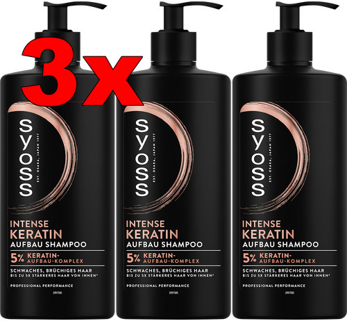 Syoss intense keratin - 3, x
